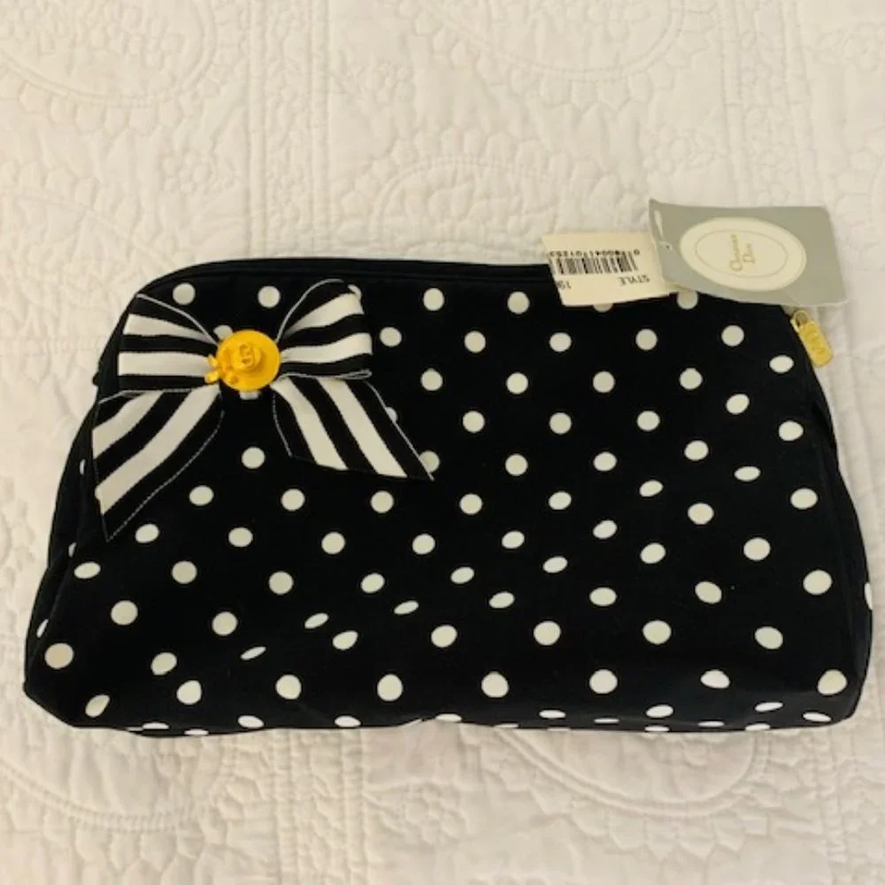 nwt Vintage Christian Dior makeup Bag - Picture 2 of 8